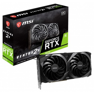 Відеокарта GeForce RTX 3070 MSI VENTUS 2X OC (Limited Hash Rate) 8Gb GDDR6