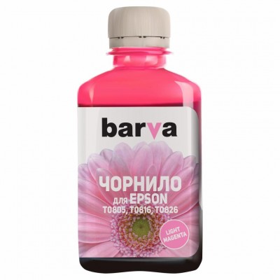 Чернила BARVA EPSON T0816 LIGHT MAGENTA 180г (E081-150)