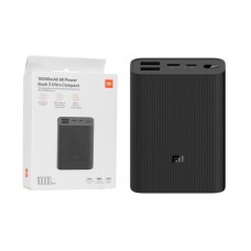 Оригінальний Xiaomi Mi Power Bank 3 Ultra Compact 10000 mAh PB1022ZM Black BHR4412GL Швидка Зарядка 22.5 W