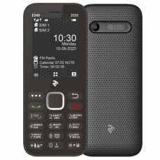 Мобільний телефон 2E E240 2020 Dual SIM Black (680576170026) - Фото