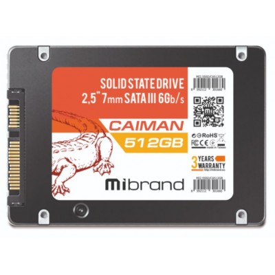 Накопитель SSD 2.5" 512GB Mibrand (MI2.5SSD/CA512GB)