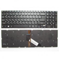 Клавиатура ноутбука Acer Aspire 5755G/E1-522/V3-531 черная без рамки подсветкой UA