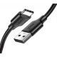 Дата кабель USB 2.0 AM to Type-C 1.0m US287 Black UGREEN (60116)