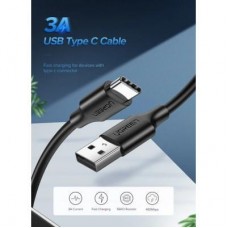 Дата кабель USB 2.0 AM to Type-C 2.0m US287 Black UGREEN (60118) - Фото
