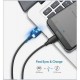 Дата кабель USB 2.0 AM to Type-C 1.0m US287 Black UGREEN (60116)