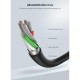 Дата кабель USB 2.0 AM to Type-C 1.0m US287 Black UGREEN (60116)
