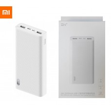 Оригінальний Xiaomi ZMI Power Bank 20000 mAh QB821A USB-C White Швидке Заряджання QC3.0 18W