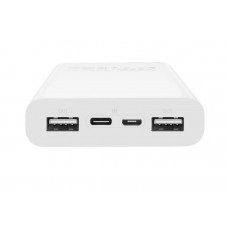 Оригінальний Xiaomi ZMI Aura Power Bank 20000 mAh QB821 Display USB-C White Швидка Зарядка QC3.0 18W - Фото
