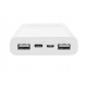 Оригінальний Xiaomi ZMI Aura Power Bank 20000 mAh QB821 Display USB-C White Швидка Зарядка QC3.0 18W