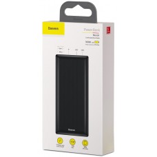 Оригінальний Baseus Mini JA Power Bank 30000 mAh PPJAN-C01 Black Банк Заряду 15W Швидка Зарядка QC 3.0 - Фото
