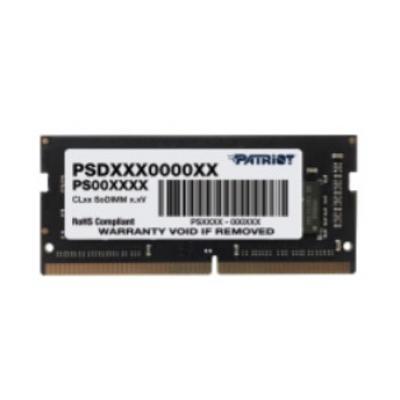 Модуль пам'яті SODIMM DDR4 4GB 2666 MHz Patriot (PSD44G266681S)