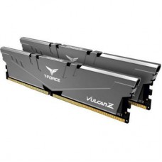 Модуль пам'яті для комп'ютера DDR4 16 GB (2x8GB) 3200 MHz T-Force Vulcan Z Gray Team (TLZGD416G3200HC16CDC01) - Фото