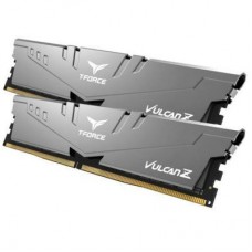 Модуль пам'яті для комп'ютера DDR4 16 GB (2x8GB) 3200 MHz T-Force Vulcan Z Gray Team (TLZGD416G3200HC16CDC01) - Фото
