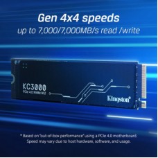 Накопичувач SSD M.2 2280 512 GB Kingston (SKC3000S/512G) - Фото