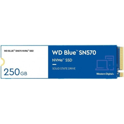 Накопичувач SSD M.2 2280 250 GB SN570 WD (WDS250G3B0C)