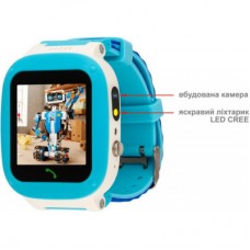 Смарт-годинник AmiGo GO004 Splashproof Camera+LED Blue - Фото