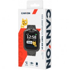 Смарт-годинник Canyon CNE-KW31BB Kids smartwatch Tony, Black (CNE-KW31BB) - Фото