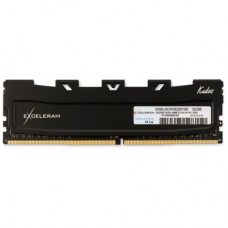 Модуль пам'яті для комп'ютера DDR4 32GB 2666 MHz Black Kudos eXceleram (EKBLACK4322619C) - Фото