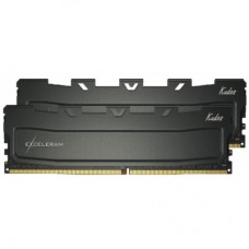 Модуль пам'яті для комп'ютера DDR4 64 GB (2x32GB) 3200 MHz Black Kudos eXceleram (EKBLACK4643222CD) - Фото