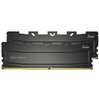 Модуль пам'яті для комп'ютера DDR4 64 GB (2x32GB) 3200 MHz Black Kudos eXceleram (EKBLACK4643222CD)