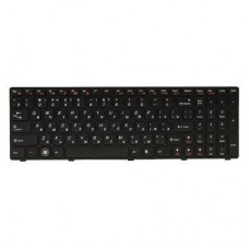 Клавіатура ноутбука PowerPlant Lenovo G570, G575 чорний, чорний фрейм (KB311774) - Фото