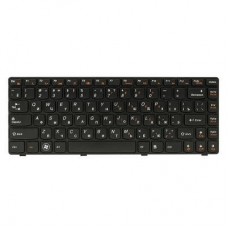 Клавіатура ноутбука PowerPlant Lenovo IdeaPad G470 чорний, чорний фрейм (KB311897) - Фото