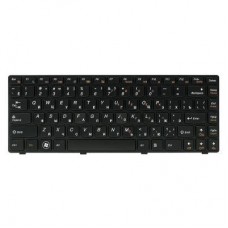 Клавіатура ноутбука PowerPlant Lenovo IdeaPad G480 чорний, чорний фрейм (KB311880) - Фото