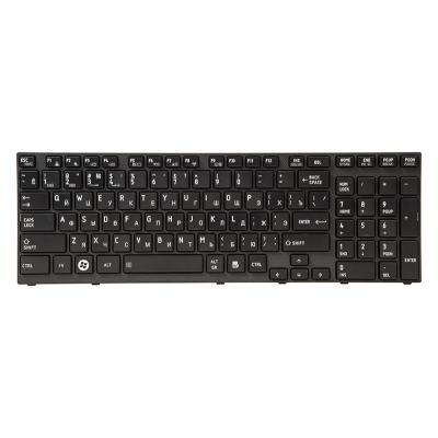 Клавіатура ноутбука PowerPlant TOSHIBA Satellite A660, A665 чорний, чорний фрейм (KB311194)