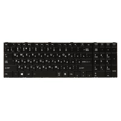 Клавіатура ноутбука PowerPlant TOSHIBA Satellite C850, C870 чорний, чорний фрейм (KB310272)