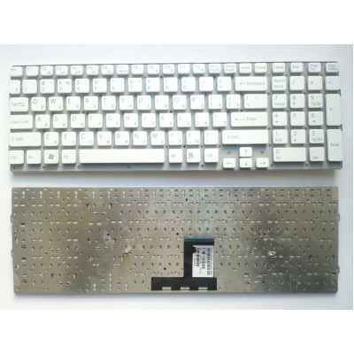 Клавиатура ноутбука SONY VPC-EC Series белая RU (MP-09L23SU-8863/148793961)