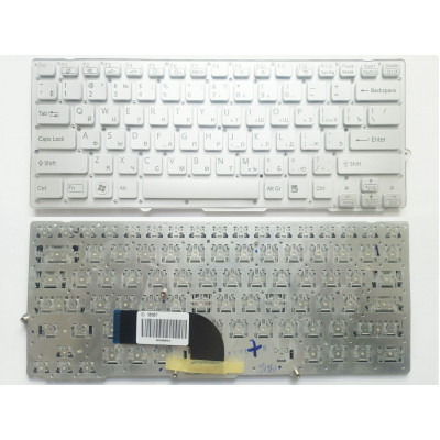 Клавиатура ноутбука SONY VPC-SD/VPC-SB Series серебро RU (9Z.N6BBF.10R/SD1BF/148950161)