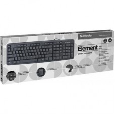 Клавіатура Defender Element HB-520 UKR Black (45529) - Фото