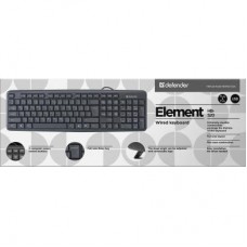 Клавіатура Defender Element HB-520 UKR Black (45529) - Фото