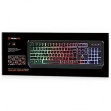 Клавіатура REAL-EL 7001 Comfort Backlit Black - Фото