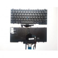 Клавіатура ноутбука Dell Latitude 14 5000/14 7000 чорна без рамки c ТП підсв.RU (A43920) - Фото