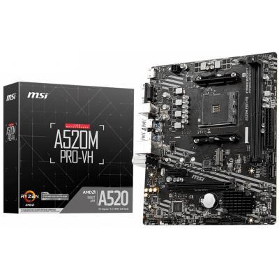 Материнская плата AM4 MSI A520M PRO-VH