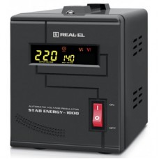 Стабілізатор REAL-EL STAB ENERGY-1000 (EL122400012) - Фото