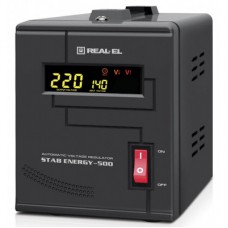 Стабілізатор REAL-EL STAB ENERGY-500 (EL122400011) - Фото
