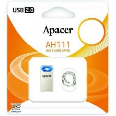 USB-флеш-накопичувач Apacer 64 GB AH111 Blue USB 2.0 (AP64GAH111U-1) - Фото
