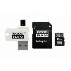 Картка пам'яті GOODRAM 16Gb microSDHC class 10 UHS-I (M1A4-0160R12)