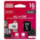 Карта памяти GOODRAM 16Gb microSDHC class 10 UHS-I (M1A4-0160R12) Карта памяти GOODRAM 16Gb microSDHC class 10 UHS-I (M1A4-0160R12)