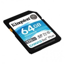 Картка пам'яті Kingston 64 GB SDXC class 10 UHS-I U3 Canvas Go Plus (SDG3/64GB) - Фото