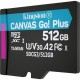 Карта памяти Kingston 512GB microSDXC class 10 UHS-I/U3 Canvas Go Plus (SDCG3/512GBSP)