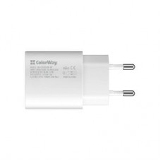 Зарядний пристрій ColorWay Power Delivery Port PPS USB Type-C (25 W) white (CW-CHS033PD-WT) - Фото