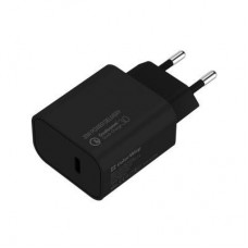Зарядний пристрій ColorWay Power Delivery Port USB Type-C (20 W) V2 black (CW-CHS026PD-BK) - Фото