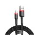 Дата кабель USB 2.0 AM to Lightning 0.5m Cafule 2.4A red+black Baseus (CALKLF-A19) Дата кабель USB 2.0 AM to Lightning 0.5m Cafule 2.4A red+black Baseus (CALKLF-A19)