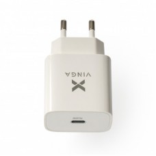Зарядний пристрій Vinga PD Type-C 20 W Charger white (VWCPDC) - Фото