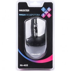 Мышка Maxxter Mr-403 Wireless Black (Mr-403) - Фото