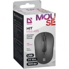 Мышка Defender Hit MM-495 Wireless Black (52495) - Фото