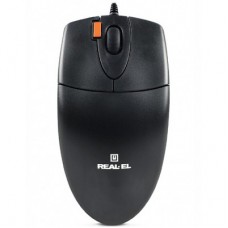 Мишка REAL-EL RM-220 Black - Фото